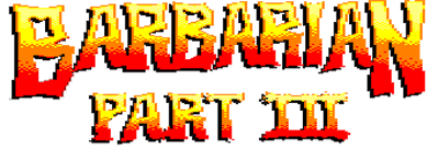 Barbarian Part III - Clear Logo (World) - 340x115