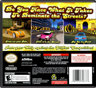 Pimp My Ride: Street Racing - Box - Back - Reconstructed (North America) - 774x708