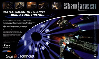 Starlancer - Advertisement Flyer - Front (North America) - 4280x2577
