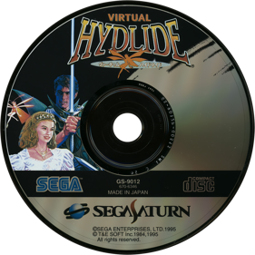 Virtual Hydlide - Disc (Japan) - 1430x1430