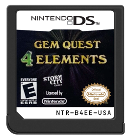 Gem Quest: 4 Elements - Cart - Front (North America) - 571x600