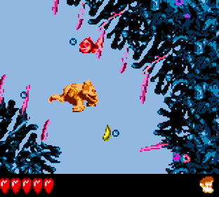 Donkey Kong GB: Dinky Kong & Dixie Kong - Screenshot - Gameplay (World) - 160x144
