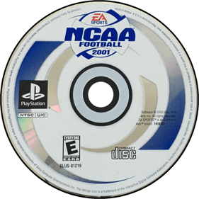 NCAA Football 2001 - Disc (North America) - 1200x1200