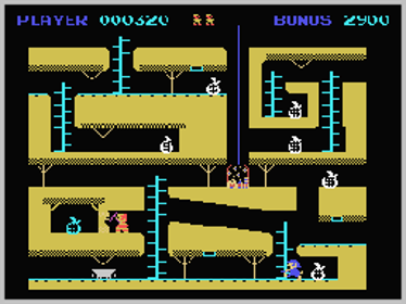 Bagman - Screenshot - Gameplay (World) - 256x192