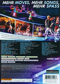 Dance Central 2 - Box - Back (Germany) - 1191x1677