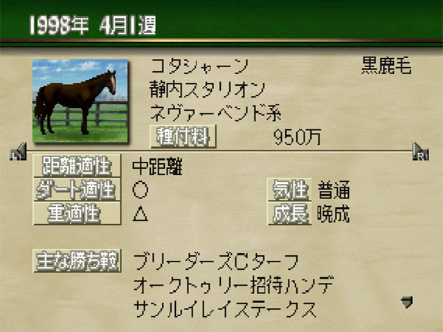 Illustration of Winning Post 3: Program '98