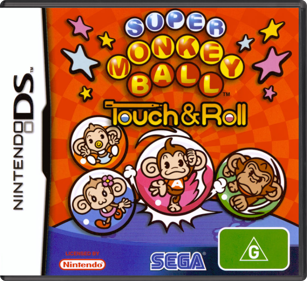 Super Monkey Ball: Touch & Roll - Box - Front - Reconstructed (Australia) - 774x708