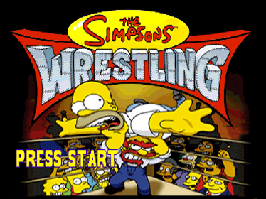 The Simpsons Wrestling - Screenshot - Game Title (World) - 640x480