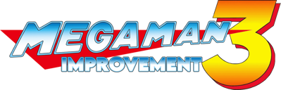 Mega Man 3 Improvement - Clear Logo (North America) - 1335x428