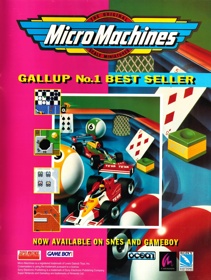 Micro Machines - Advertisement Flyer - Front (United Kingdom) - 1655x2200