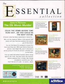 Santa Fe Mysteries: The Elk Moon Murder - Box - Back (United Kingdom) - 622x800