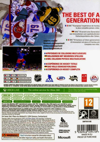 NHL 15 - Box - Back (Europe) - 758x1074