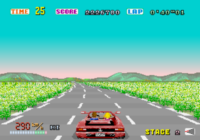 Sega Ages: OutRun - Screenshot - Gameplay (Japan) - 640x448