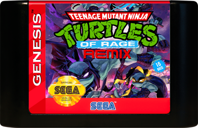 Teenage Mutant Ninja Turtles of Rage Remix - Cart - Front (World) - 800x518