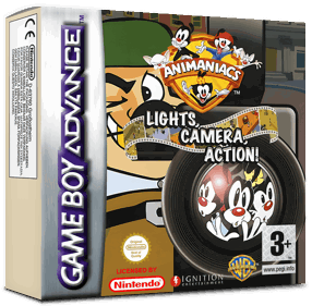 Animaniacs: Lights, Camera, Action! - Box - 3D (Europe) - 1016x998