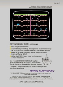 Adventures of TRON - Box - Back (North America) - 1178x1625