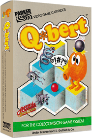Q*bert - Box - 3D (Europe) - 440x660
