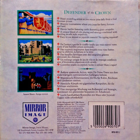 Defender of the Crown - Box - Back (Europe) - 1109x1104