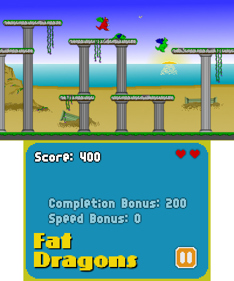 Fat Dragons - Screenshot - Gameplay (World) - 400x480