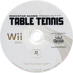 Rockstar Games Presents Table Tennis - Disc (Japan) - 160x160
