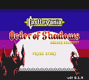Castlevania: Order of Shadows - Golden Belmont  - Screenshot - Game Title (World) - 160x144