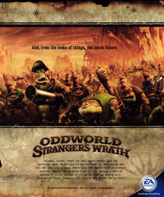 Oddworld: Stranger's Wrath - Advertisement Flyer - Front (North America) - 1904x2290