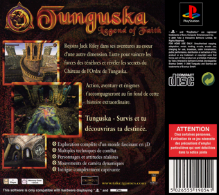 Tunguska: Legend of Faith - Box - Back (France) - 765x680