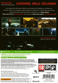 Metal Gear Solid V: Ground Zeroes - Box - Back (Europe) - 3018x4283