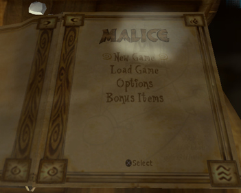 Malice - Screenshot - Game Select (World) - 640x512