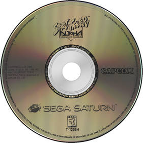 Street Fighter Alpha: Warriors' Dreams - Disc (North America) - 1000x1000