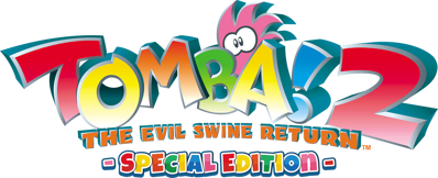 Tomba! 2: The Evil Swine Return: Special Edition - Clear Logo (World) - 1454x592