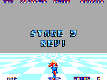 Space Harrier - Screenshot - Gameplay (World) - 512x384