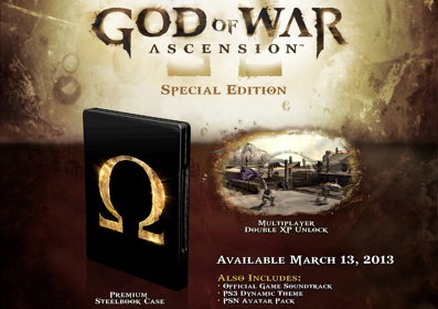 God of War: Ascension Special Edition - Advertisement Flyer - Front (World) - 1024x723