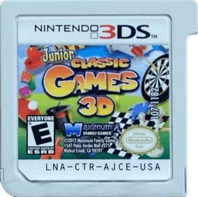 Junior Classic Games 3D - Cart - Front (North America) - 790x784