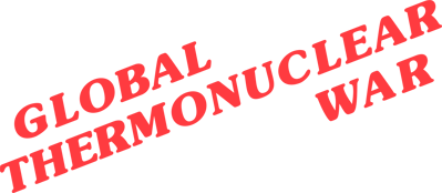 Global Thermonuclear War - Clear Logo (North America) - 2400x1046