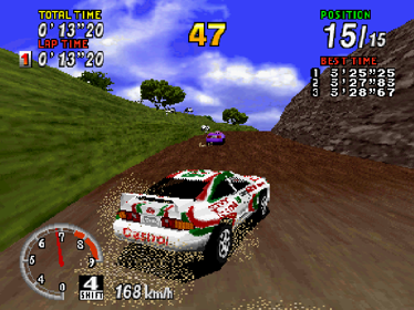 Sega Rally Championship - Screenshot - Gameplay (World) - 640x480