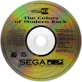Virtual VCR: The Colors of Modern Rock - Disc (North America) - 850x850