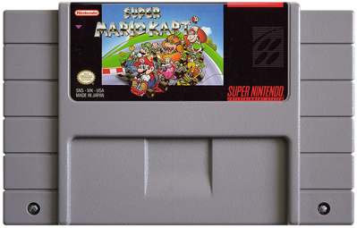 Super Mario Kart - Cart - Front (North America) - 811x518