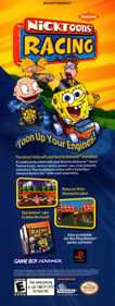 Nicktoons Racing - Advertisement Flyer - Front (North America) - 1174x3110