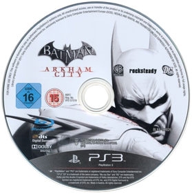 Batman: Arkham City - Disc (Russia) - 498x501