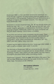 Deathmaze 5000 - Box - Back (North America) - 1640x2551