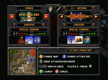 Shattered Union - Screenshot - Game Select (World) - 1024x768