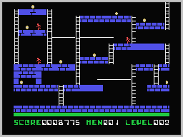 Lode Runner - Screenshot - Gameplay (World) - 256x192