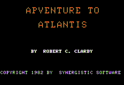 Apventure to Atlantis - Screenshot - Game Title (North America) - 560x384
