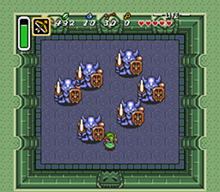 The Legend of Zelda: A Link to the Past - Screenshot - Gameplay (World) - 256x224