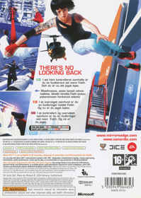 Mirror's Edge - Box - Back (Europe) - 6085x8564