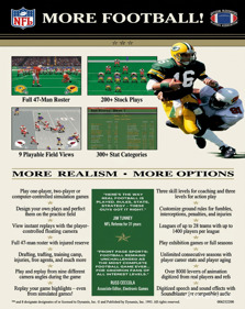Front Page Sports: Football - Fanart - Box - Back (North America) - 800x1008