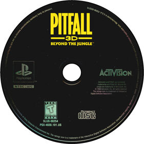Pitfall 3D: Beyond the Jungle - Disc (North America) - 1500x1500