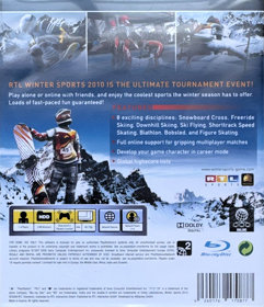 Winter Sports 2010: The Great Tournament - Box - Back (Europe) - 928x1080