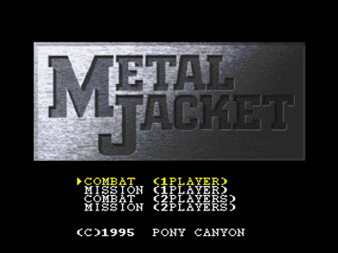 Metal Jacket - Screenshot - Game Title (Japan) - 640x480